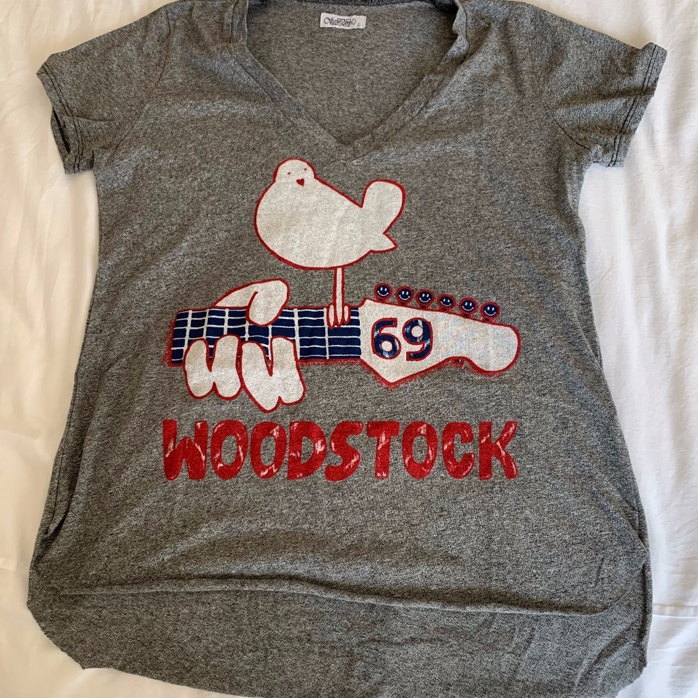Lauren Moshi WoodstockTee Shirt sz L NWOT